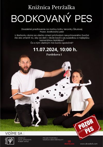 Divadielko pre deti- Pozor, bodkovaný pes! – Divadlo Fí