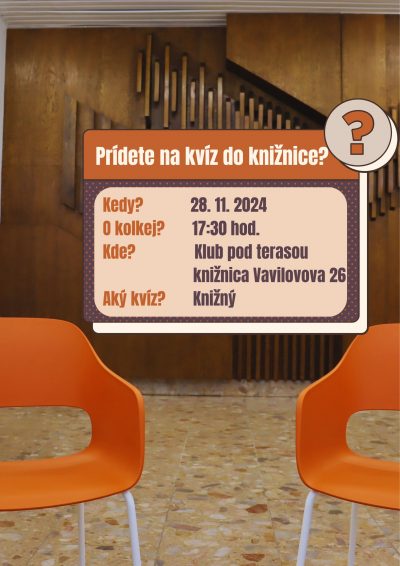 Knižný kvíz v Klube pod terasou