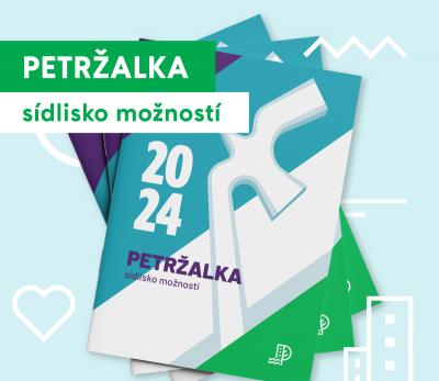 Brožúra „PETRŽALKA, sídlisko možností“, aj s našou knižnicou.